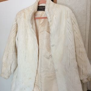 Jacques Saint Laurent Vintage faux fur coat